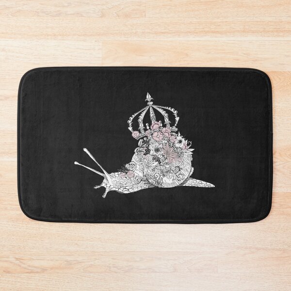 Item preview, majestic decorated snail with flowers & crown designed and sold by Kisho.