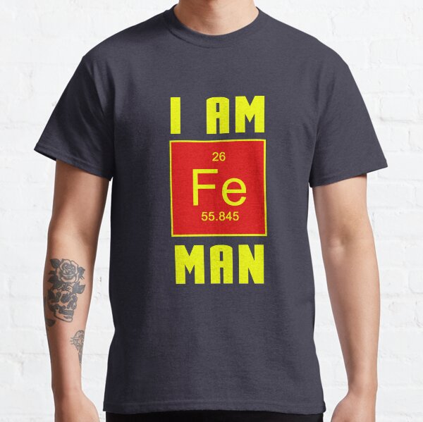 I am Fe Man (Gold and Red) Classic T-Shirt