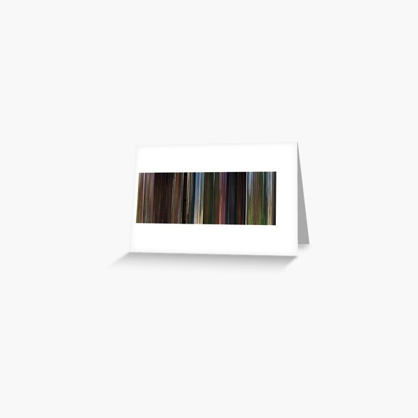 Moviebarcode: Madagascar (2005) Greeting Card