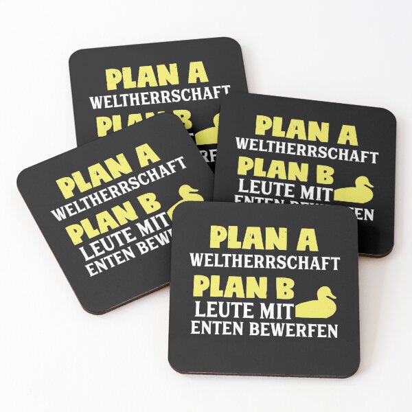 Artikelvorschau, Plan A Weltherrschaft Plan B Leute Mit Enten Bewerfen entworfen und verkauft von o2bshirt.