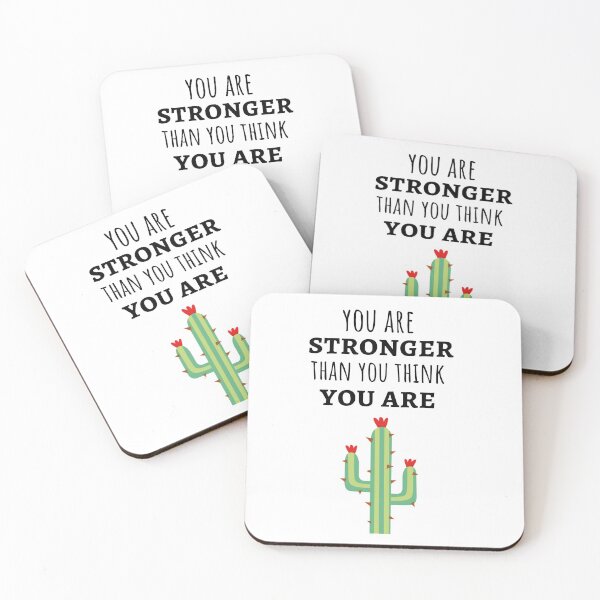 Item preview, You Are Stronger Thank You Think You Are designed and sold by PinkPandaPress.
