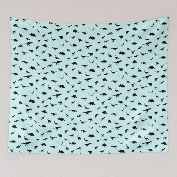 Item preview, Baby Blue Dino Pattern designed and sold by goblintown.