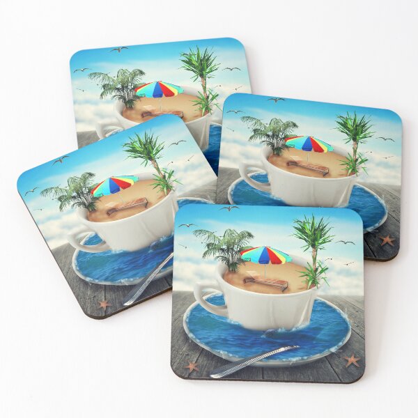Item preview, Summer vacation cup designed and sold by psychoshadow.