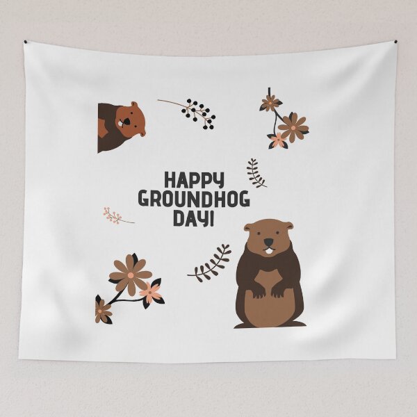 Item preview, Happy Groundhog Day designed and sold by befine01.