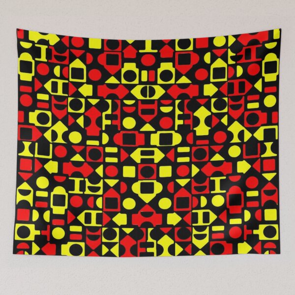 Item preview, RED BLACK YELLOW-229 designed and sold by Infopreneur1231.