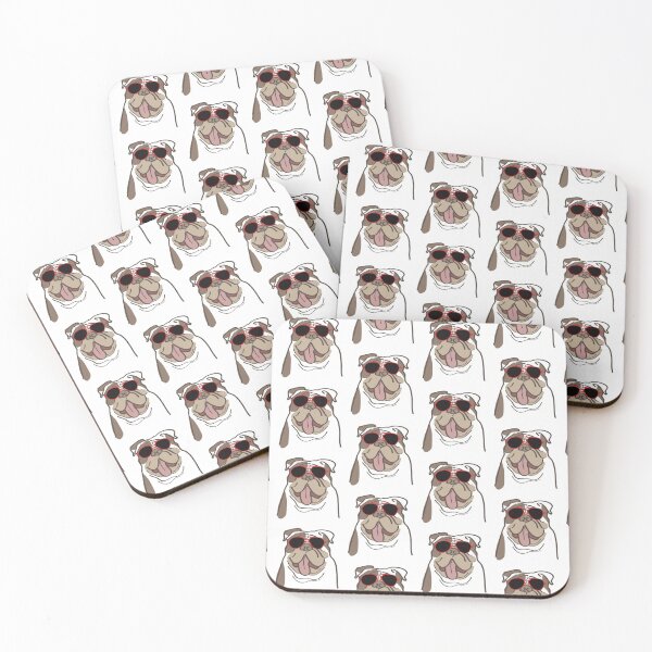 Item preview, English Bulldog - sunglass pup - Bulldog pattern - cool Bully dog - Smooshface United designed and sold by smooshfaceutd.