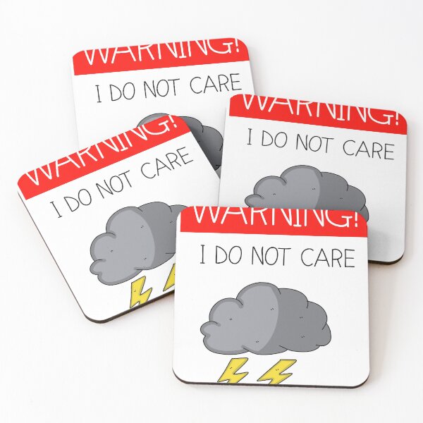Item preview, I DON'T CARE designed and sold by KatQat.