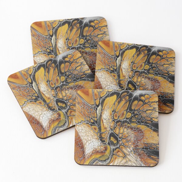 Item preview, Earthy Acrylic Pour Original Artwork by Beth Hanna designed and sold by BethHanna.