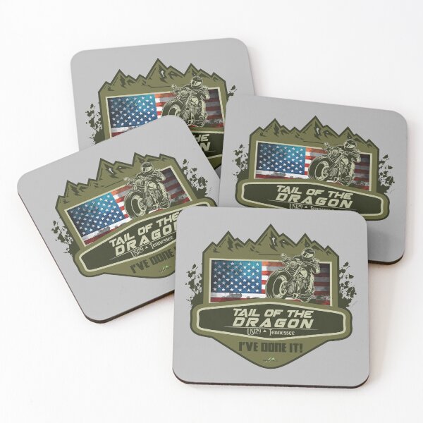 Item preview, Dragon Road US 129 Motorcycle Sports Car Sticker & T-Shirt 06c designed and sold by OuterShellUK.