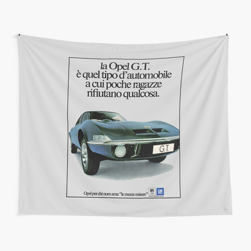 Opel Gt Throw Blanket By Throwbackm2 Redbubble