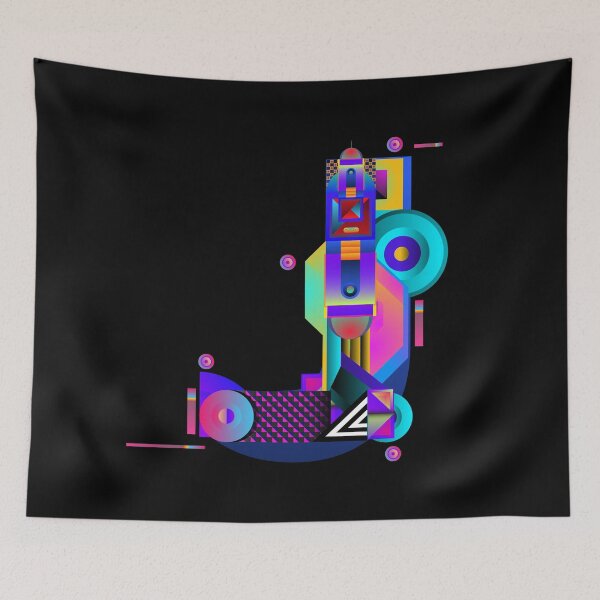Item preview, Colorful Alphabet, Letter J designed and sold by Space-Bug.