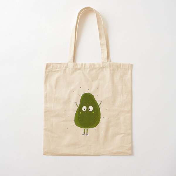 Happy Avocado Baumwolltasche