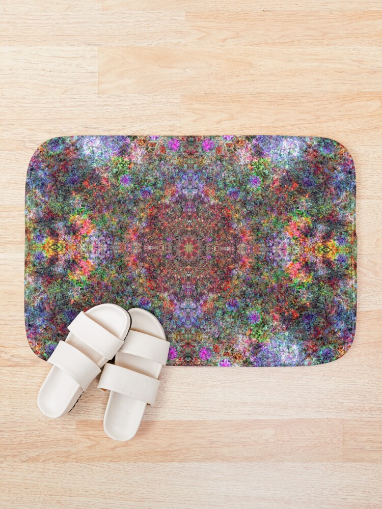 Thumbnail 1 of 6, Bath Mat, Every Colour. Patterns over Patterns. designed and sold by MindTravel.