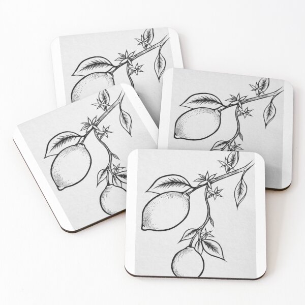 Item preview, Lemon Line Drawing designed and sold by laurynlambourne.