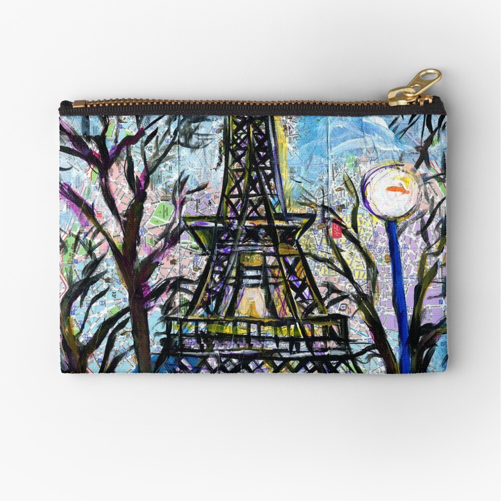 Eiffel Tower Zipper Pouch