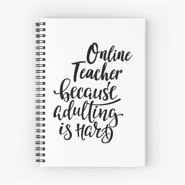 Item preview, Online Teacher Because Adulting Is Hard designed and sold by ProjectX23.
