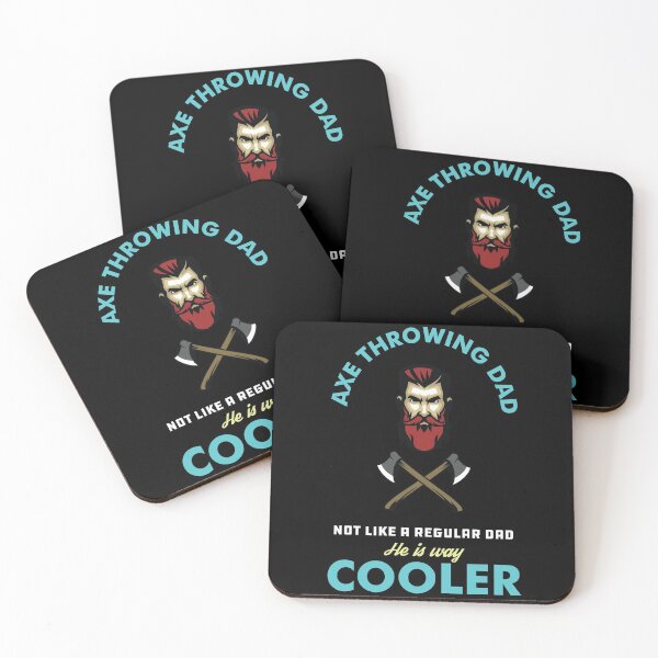 Item preview, Axe Throwing Dad Not Like A Regular Dad He Is Way Cooler Dark designed and sold by funnierthanthou.