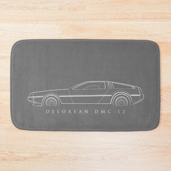 Item preview, DeLorean DMC-12 - profile stencil, white designed and sold by mal-photography.