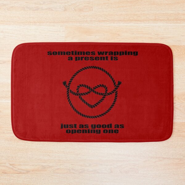 Item preview, Wrapping a present (black) with text designed and sold by Cwefoot.