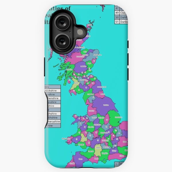 Item preview, Historic Counties of Great Britain designed and sold by ianturton.