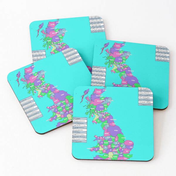 Item preview, Historic Counties of Great Britain designed and sold by ianturton.