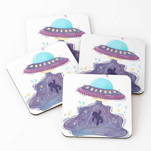 Item preview, Colourful alien abduction designed and sold by durkstars.