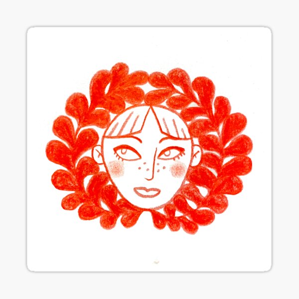 Lovely Lady Sticker