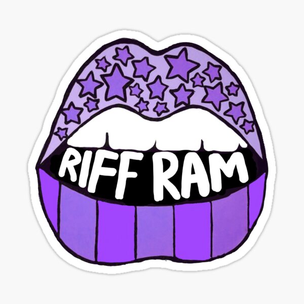 Item preview, riff ram lips stars and stripes designed and sold by mvsoileau.