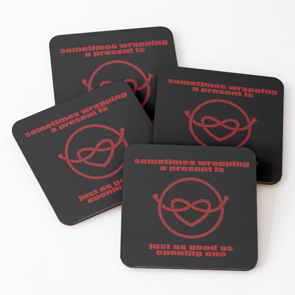 Item preview, Wrapping a present (red) with text designed and sold by Cwefoot.