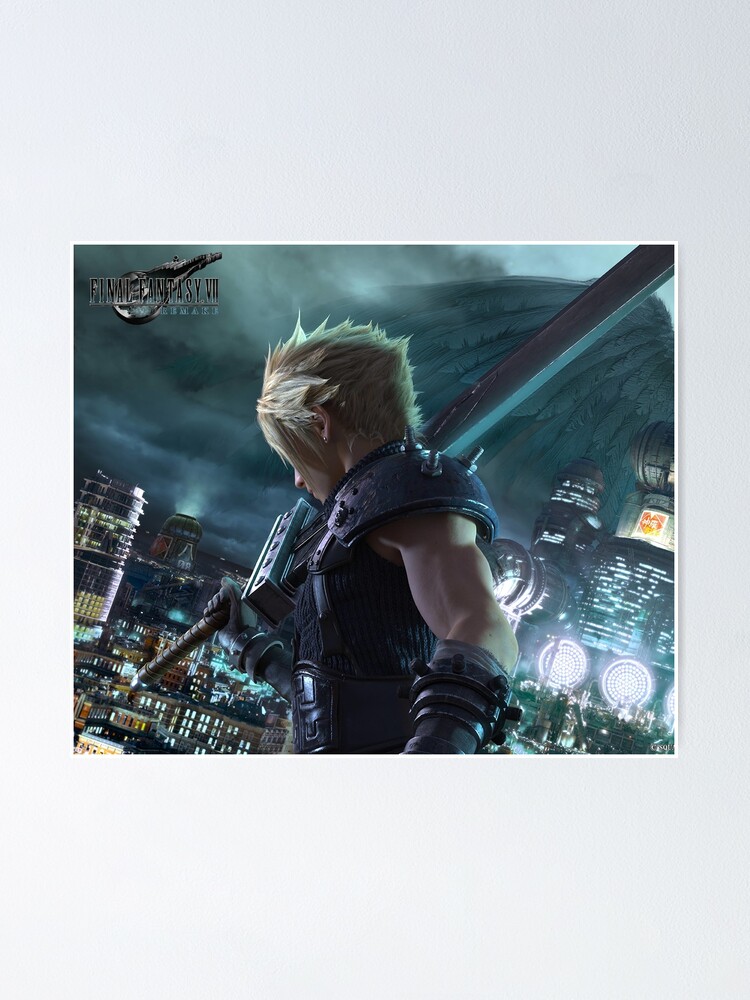 Final fantasy vii remake 2024 sephiroth wall scroll