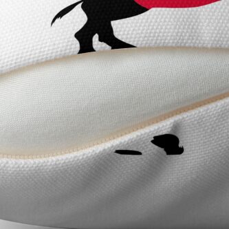 Alternate view of Mahomes GOAT Throw Pillow