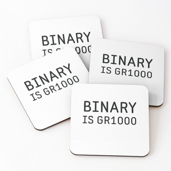 Item preview, Binary Is Great - Math Pun designed and sold by SpoofTShirts.