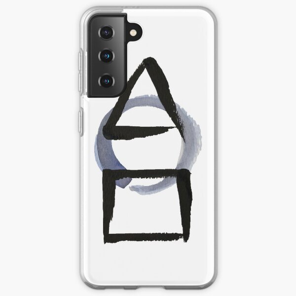 Triangle Circle Square Calligraphy Enso Samsung Galaxy Soft Case