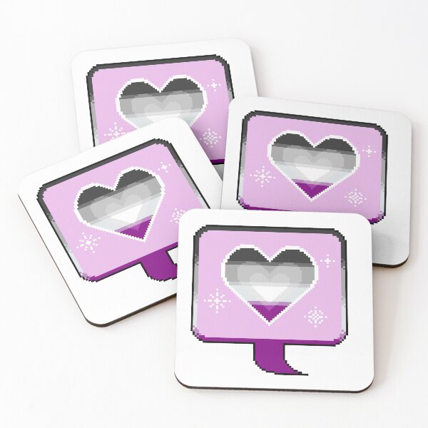 Item preview, Ace Pride Heart Speech Bubble designed and sold by MetallicWings15.