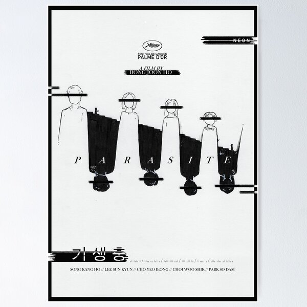 Item preview, PARASITE poster // Bong Joon Ho, South Korean film 2019 designed and sold by TheSamStudio.