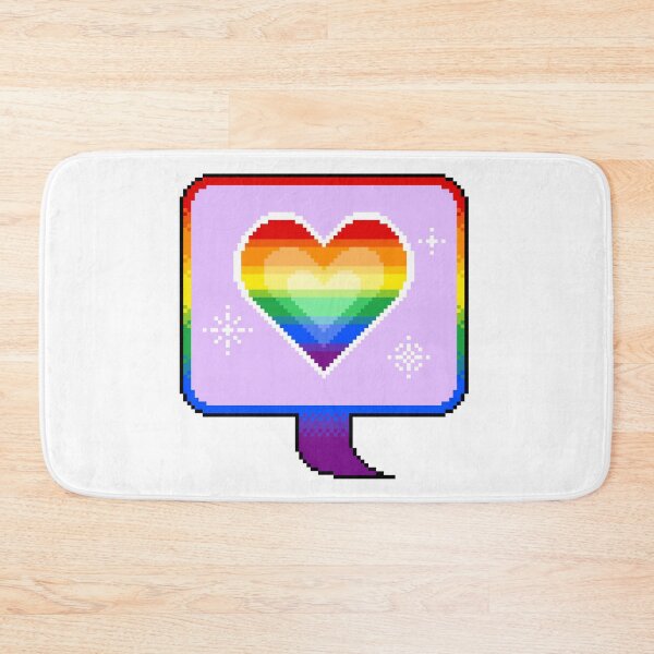 Item preview, Gay Pride Heart Speech Bubble designed and sold by MetallicWings15.