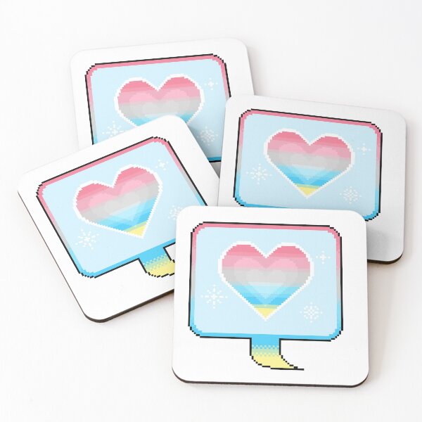 Item preview, Genderflux Pride Heart Speech Bubble designed and sold by MetallicWings15.