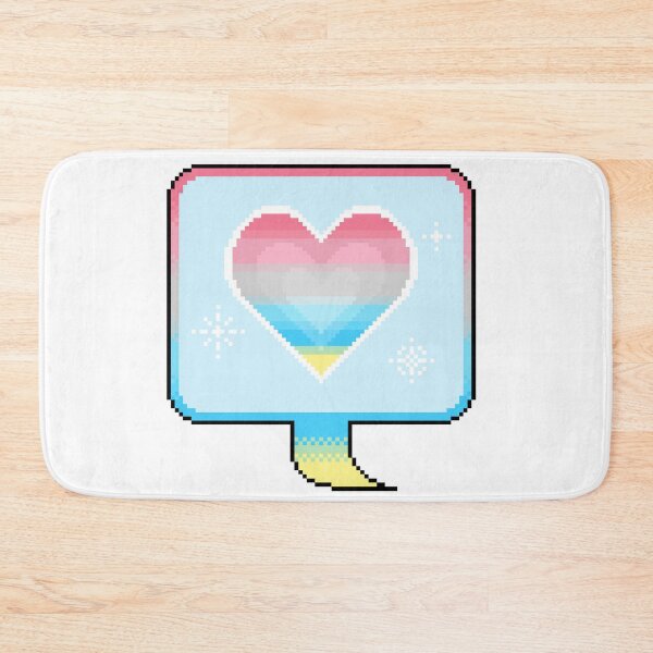 Item preview, Genderflux Pride Heart Speech Bubble designed and sold by MetallicWings15.