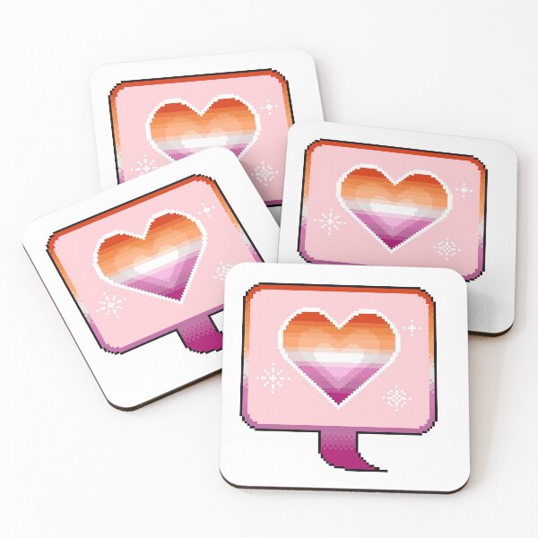 Item preview, Lebsian Pride Heart Speech Bubble designed and sold by MetallicWings15.