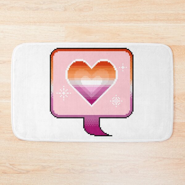 Item preview, Lebsian Pride Heart Speech Bubble designed and sold by MetallicWings15.