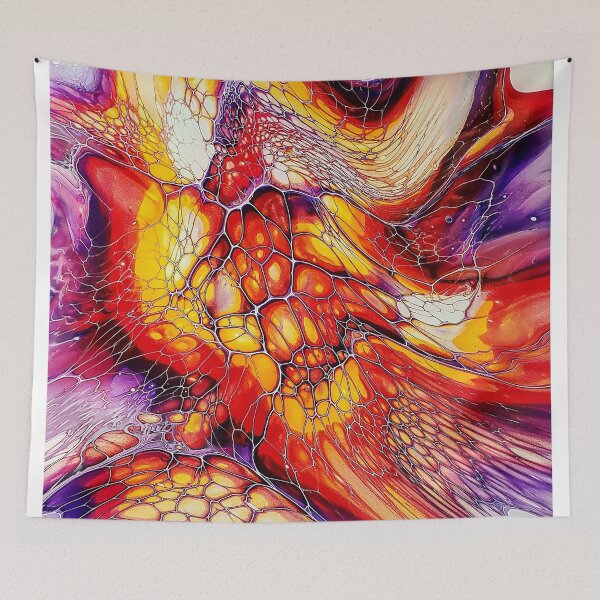 Item preview, Acrylic Fluid Pour Painting Original Artwork by Beth Hanna designed and sold by BethHanna.