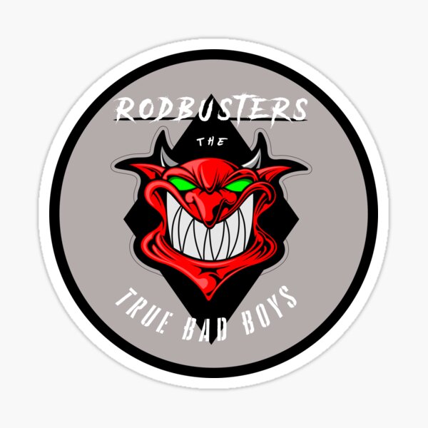Rodbusters the original bad boys of construction Sticker