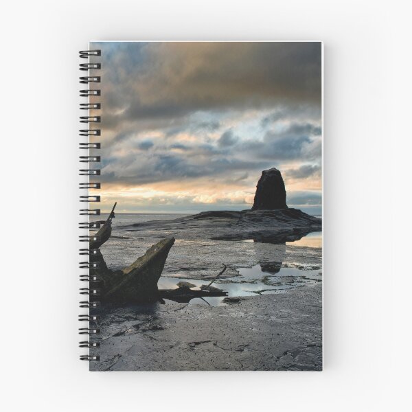 Item preview, Black Nab and the wreck of the Admiral Von Tromp at sunset. Saltwick Bay, England designed and sold by chrisdrabble.