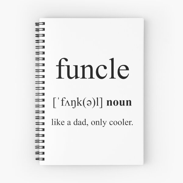 Item preview, Funcle (Fun+Uncle) Definition | Dictionary Collection designed and sold by Designschmiede.
