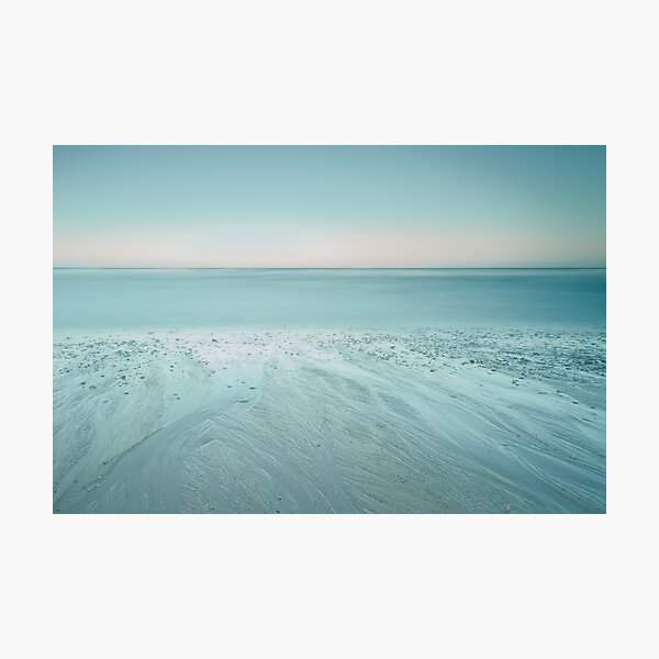 Blue Hour, Cambois Beach Photographic Print