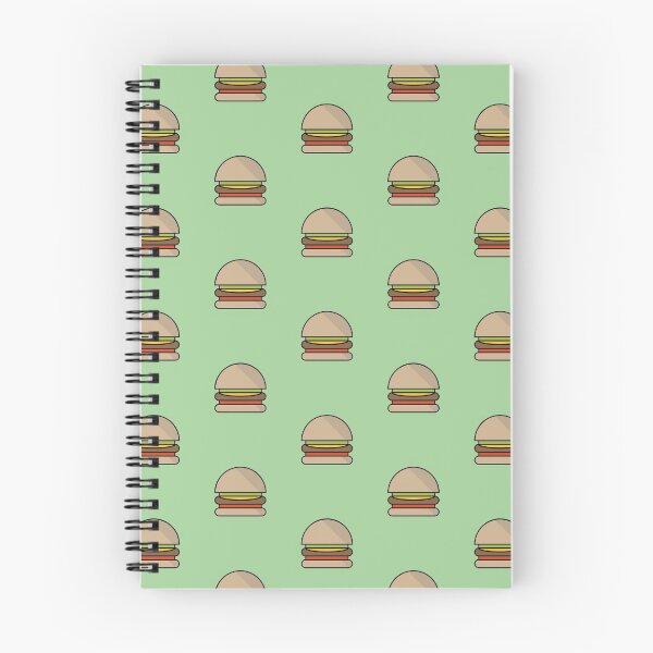 Item preview, Cute Cartoon Burger Pattern Design designed and sold by StuffNStickers.