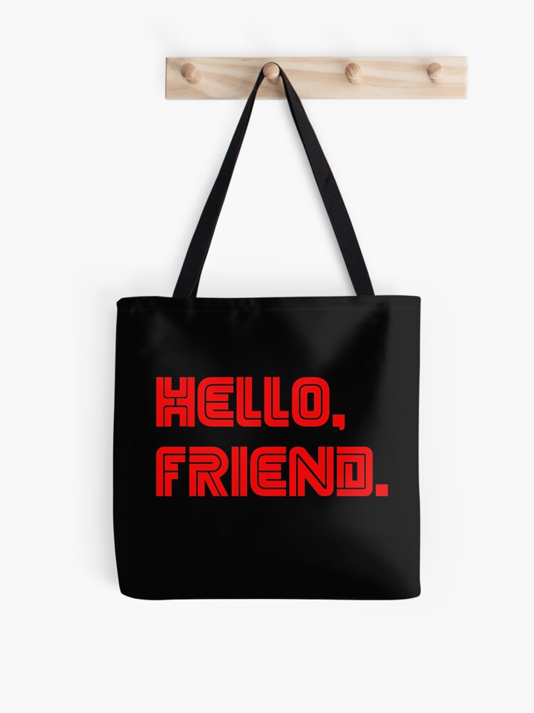 Bolsa de tela «Hola amigo / Mr Robot / Ellior Alderson» de andycdesigns |  Redbubble