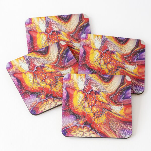 Item preview, Acrylic Fluid Pour Painting Original Artwork by Beth Hanna designed and sold by BethHanna.