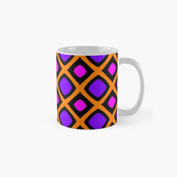 Purple and fuchsia square - Pop design Classic Mug