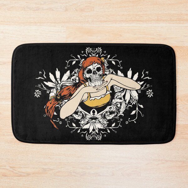 Item preview,  Skull with hair of fire designed and sold by TinoThreads.